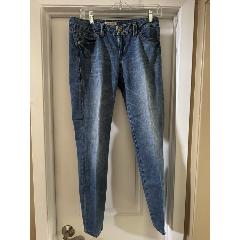 Cabi Skinny Jeans Women's Size 6 Medium Wash Denim Gold Hardware Stretch 29" L